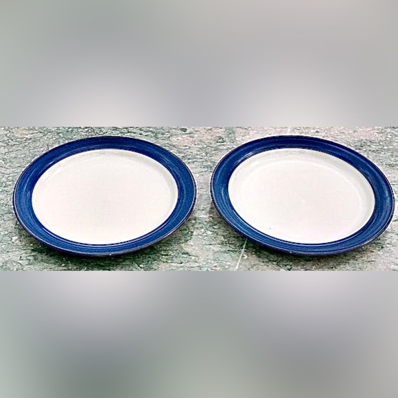 Vintage Discontinued (set of 2) DENBY Langley ENGLAND BOSTON Bread Plates - Picture 6 of 9